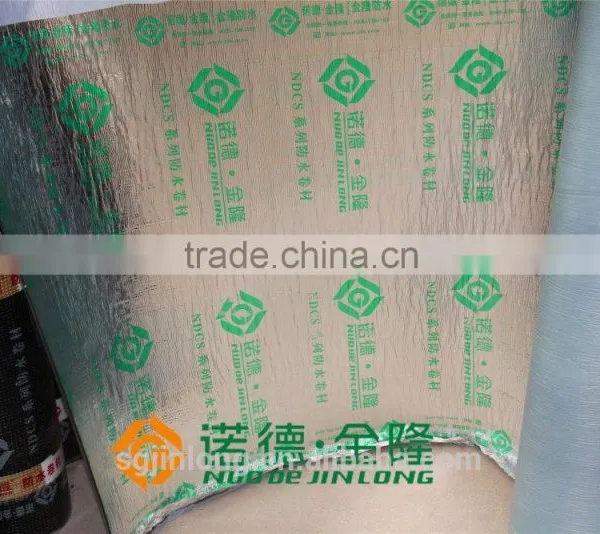 Aluminum Film Self-adhesive Bitumen Waterproof Membrane in Construction photo-3