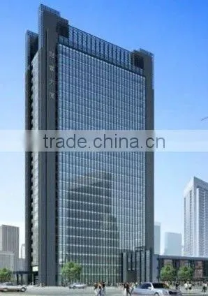Visible Aluminum Frame Glass Curtain Wall photo-2
