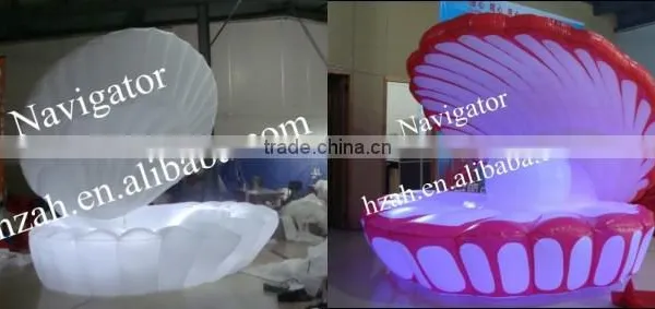 New Attrative Giant Inflatable Shell for Wedding Stage Decor photo-3