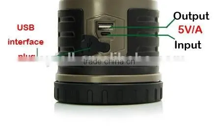 2016 Wholesale Price Usb Rechargeable Lantern Led Light With Mobile Phone Charger photo-3