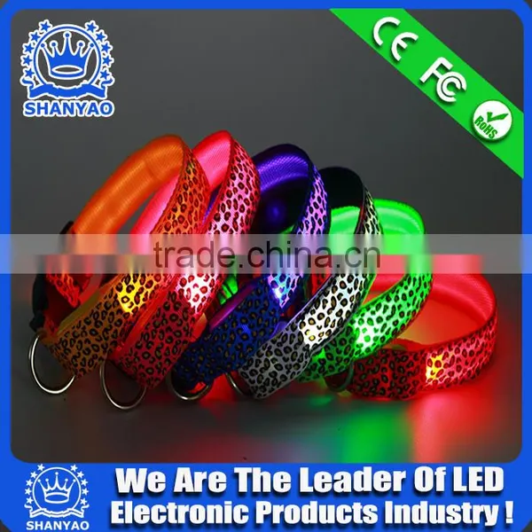 2016 Hot Selling Christmas Led Pet Collar With Leopard photo-5