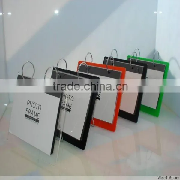 Plastic Photo Frame 4x6 5x7 6x8 8x10 Standing Desk Calendar photo-2