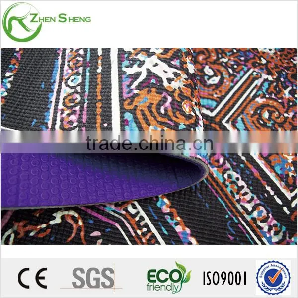 ZHENSHENG Paraffin Free Full Printing Yoga Mat photo-3
