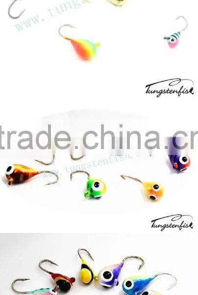 Tungsten Ice Jig Drop Ice Jig With an Eyelet photo-4