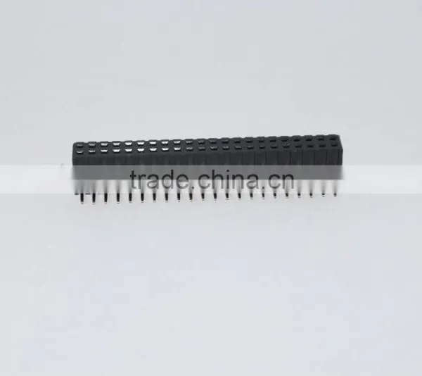 Female Header 2.54mm Double Row Right Angle 2~40 Pin photo-6