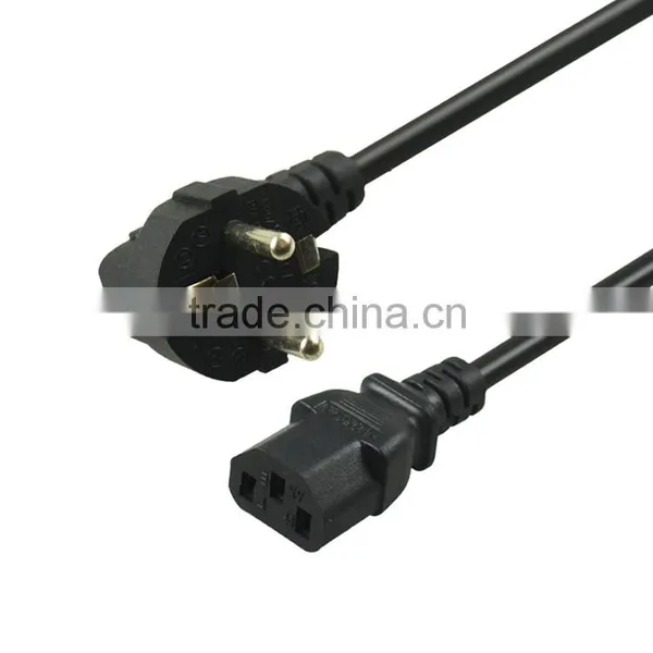 SIPU High Qaulity European 2 Pin Power Cord for Laptop Best Price ac Power Cable Wholesale 220v Computer Power Cables photo-2