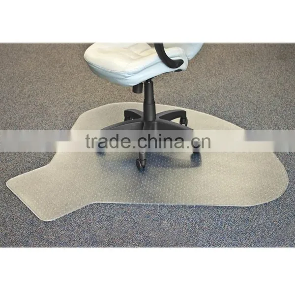 Fan - Shaped Non Studded Chair Mat For Hardwood Suitable and Washable photo-2