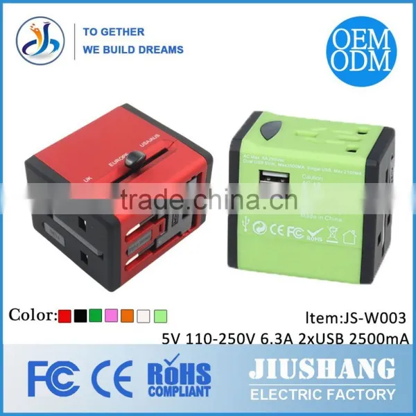 Promotional International Power Travel Adaptor With Usb Port Electric Travel Adapter photo-4