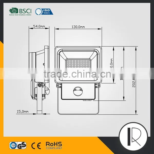 M051701 Motion Sensor Ip65 Led Flood Light 10-50w Led Flood Light/led Work Light With Motion Sensor photo-5