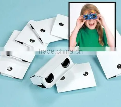 Promotional Logo Printing Foldable Paper Binocular photo-3