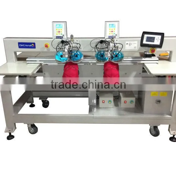 Decristal Multi-head Automatic Ultrosonic Rhinestone Hotfix Machine on T-shirt photo-4
