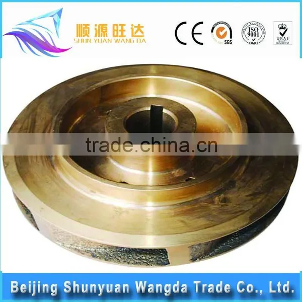 Latest Technology Marine Die Casting Parts Brass Impeller for Pumps photo-2