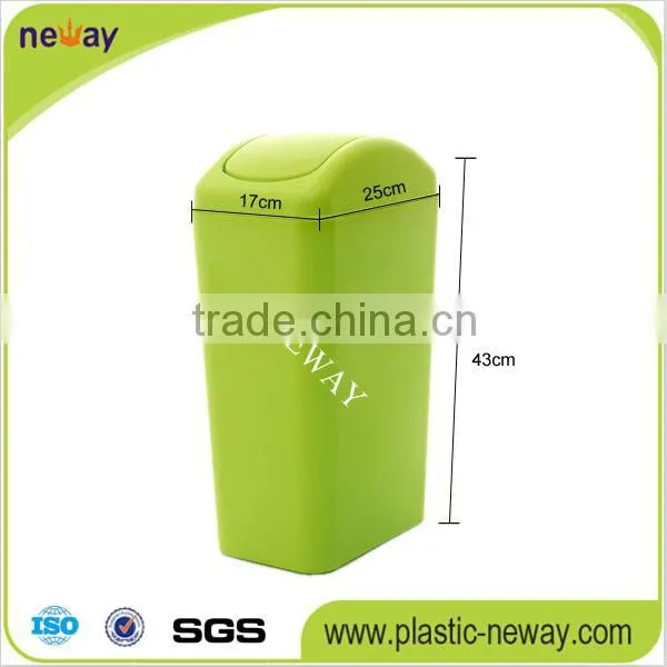 Plastic Trash Bin With Lid photo-6