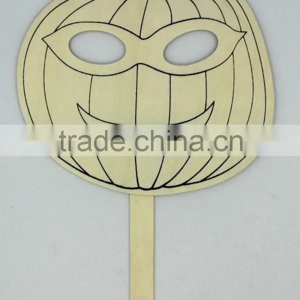 Plywood Mask ,Education Toy Wooden Paint Masks for Kid,face Mask photo-3