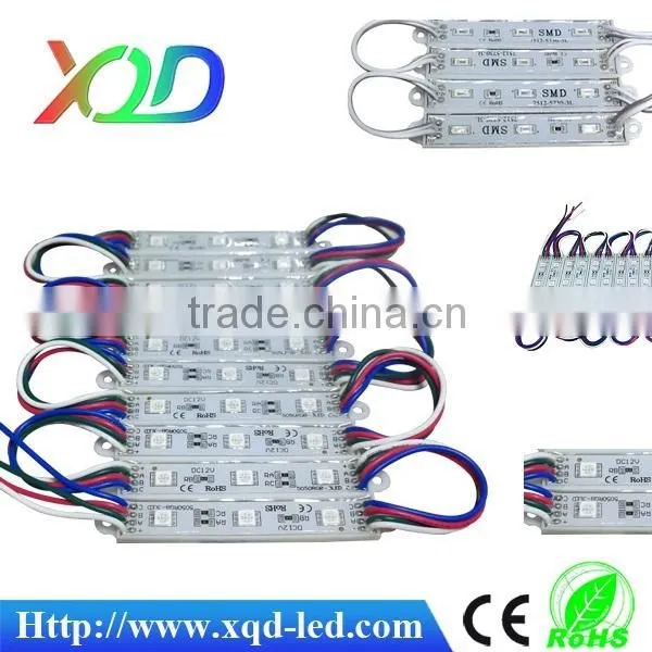 Shenzhen XQD Certify High Quality 12V Waterproof 3leds Smd 5050 Led Module photo-4
