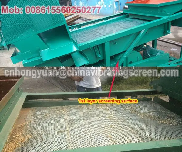 Dust Impurities Removing 8 Ton Capacity Grain Seed Screen Cleaner photo-4