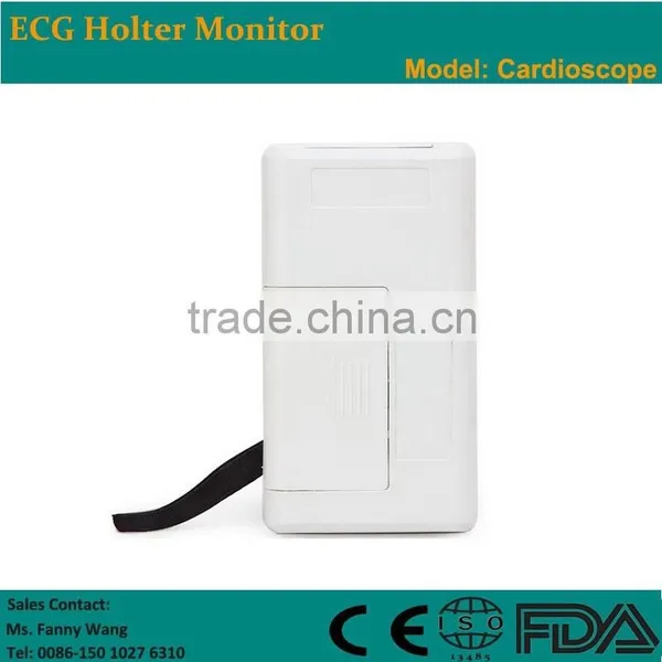 CE Approved 3 Channel 24-hour LCD ECG Holter Recorder System With Free Software-Cardioscope photo-2