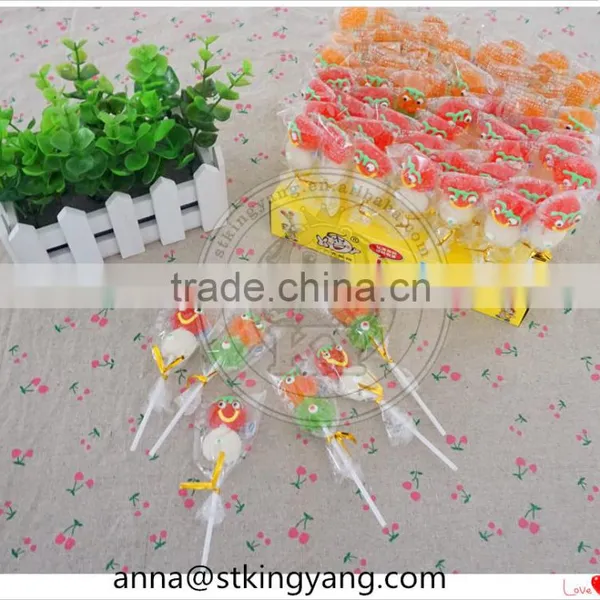 Gelatin Candy Snowman Gummy Jelly Lollipop photo-2