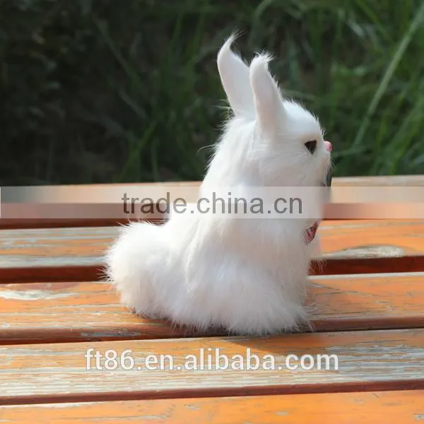 Rabbit Make Fur Life Size Animal Replica Easter Bunny Carrot Doll photo-4