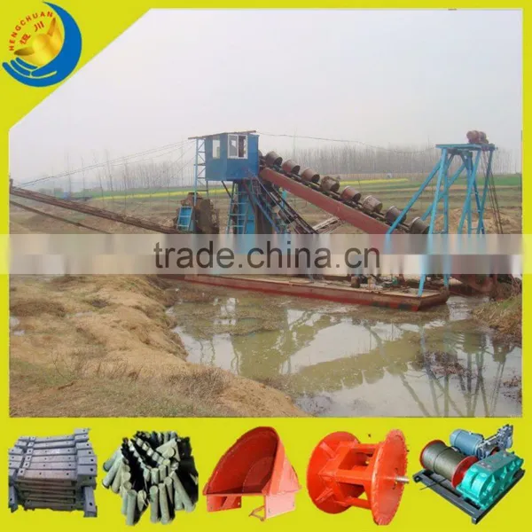 Gold Dredger,Gold Dredger for Sale,Bucket Wheel Type Gold Dredger photo-3