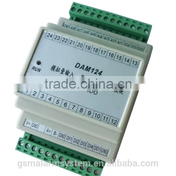 Modbus protocol DAQ BTS monitor modules with 4 digital inputs 8 analog inputs 4 Relay outputs