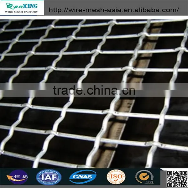 Plated Crimped Wire Mesh/ Quarry Screen/vibrating Screen Mesh photo-2