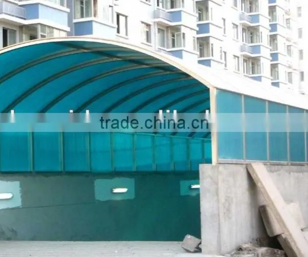 Fiberglass Sheet Carport Waterproof Plastic Transparent Roofing photo-3