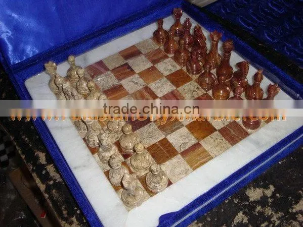 Attractive Price New Type ONYX CHESS BOARDS WITH FIGURES photo-2