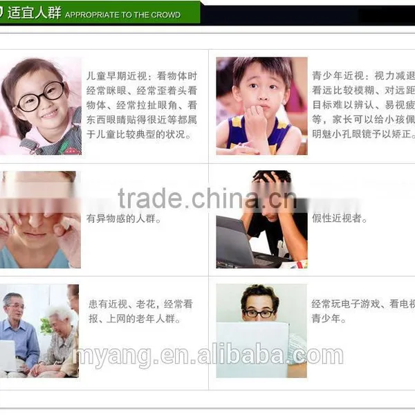 China Sunglass Manufacturers/fashion Brand Pinhole Glasses Medical Glasses 2015 EBay Hot Pinhole Glasses Anti Fatigue Glasses photo-2