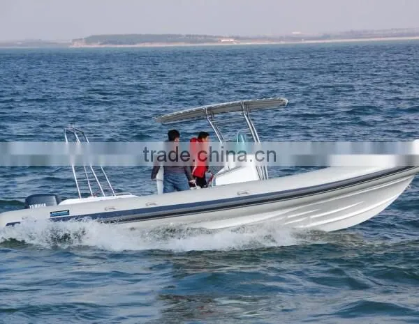 Hot Sale Fiberglass Hull Yacht Boat RIB830A photo-6