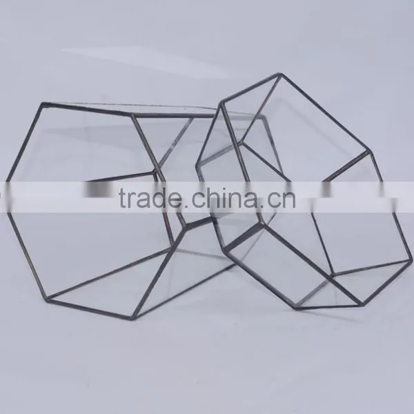 Creative Glass Greenhouse Micro Landscape Flower Pot Container Glass Terrarium for Plant Holder photo-3