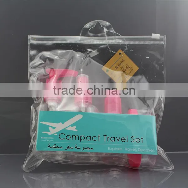 Pvc Bag Package Transparent Spray Bottle Pump Bottle Plastic Bottle Set for Cleaning Products photo-2