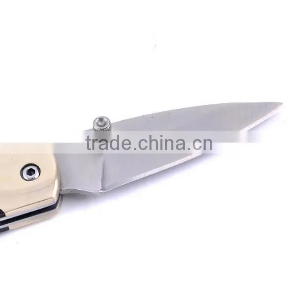 2017 Outdoor Multipurpose Stainless Steel Knife,wood Handle Folding Pocket Knife photo-3
