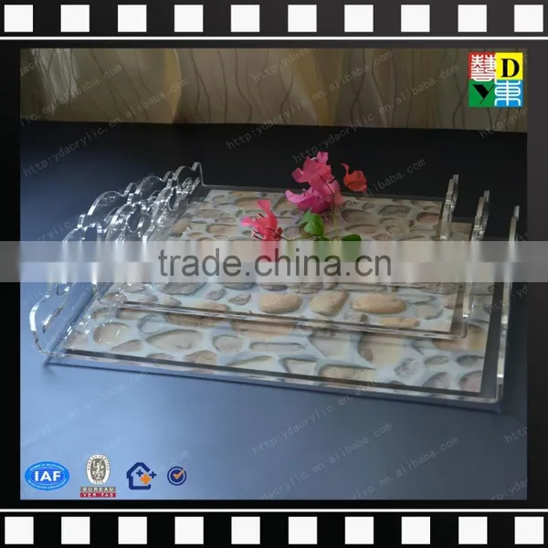 Square Restaurant Dinner Plates&acrylic Fruit Svring Tray From Shenzhen Yidong photo-3