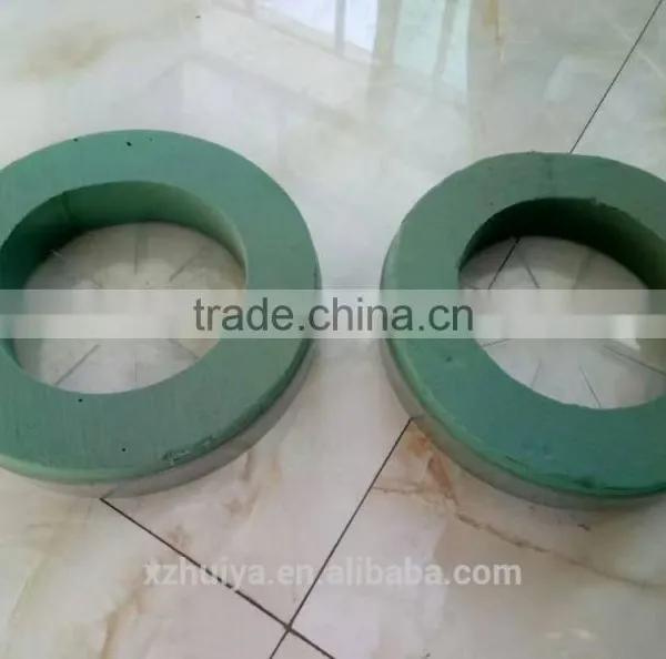 Hebei Huiya New Product Ring Floral Foam, Ring Florist Foam, Ring Round Flower Mud photo-3