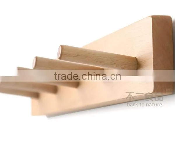 Eco-friendly Customized Solid Wooden Fancy Clothes Hanger photo-2