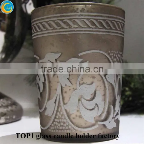 Votive Frosted Glass Candle Holders photo-6