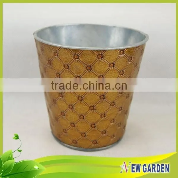 Handicraft Home Decor Display Leather and Metal Indoor Hanging Flower Pots photo-6