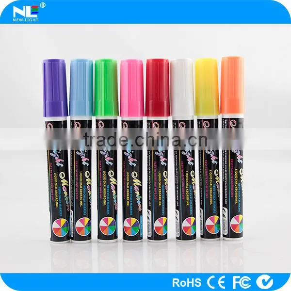 Multi-color Fluorescent Highlighter Durable Marker Pen / Double-end Fluorescent Magic Marker Pen photo-6