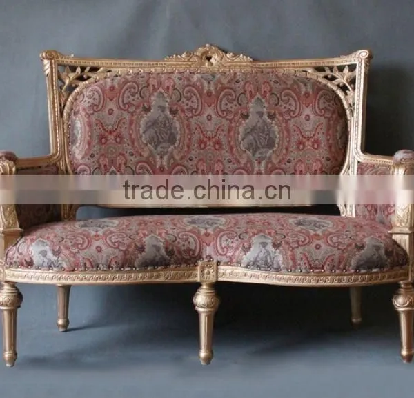MD-1408-01 &MS-1401-04 &MS-1402-04 Chinese Style Furniture Sofa Set in Gold Finish photo-3