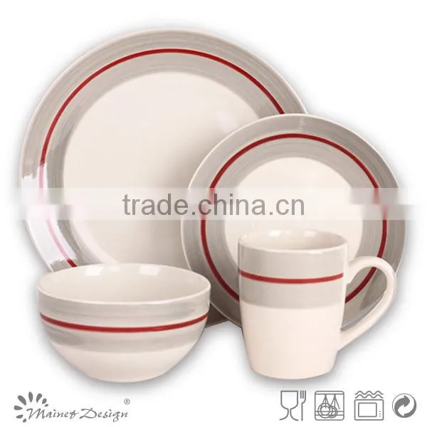 18pcs Handpainted Ceramic Dinnerware photo-6
