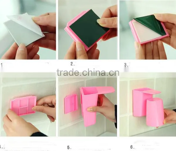 Good Quality Bathroom Products SuctionCup Toothbrush Holder Wholesale photo-2