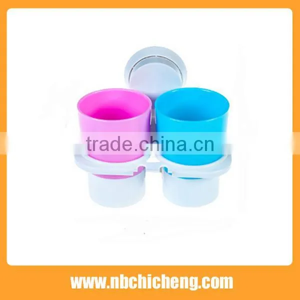 Plastic Bathroom Wall Mounted Toothbrush Cup photo-4