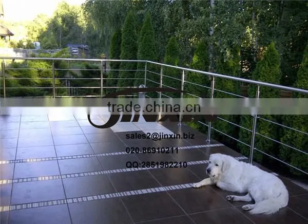 Stainless Steel Wire Railing Hardware / Cable Railing Fittings / Wire Mesh Balustrades photo-5