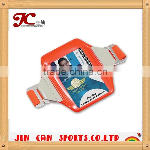 Customized Fabric Reflective Armband ID Badge Holder photo-3