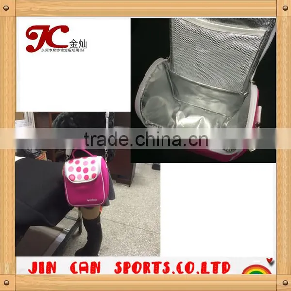 2015 New Style Recyclable Logo Printing Lunch Bag With Zipper Closure photo-4