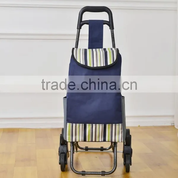 6 Wheels Folding Climb Stair Shopping Trolley / Stair Climber Shopping Trolley photo-3