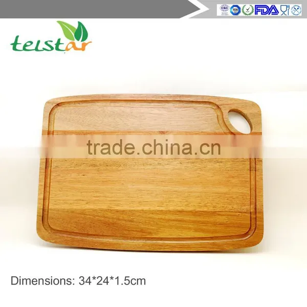Customizable Acacia Wood Chopping Board of Household Kitchen Anvil Food photo-6