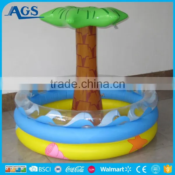 Hot Sale Blue Inflatable Cooler With Colorful Inflatable Beach Ball photo-3