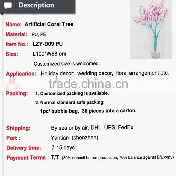 New Products 2015 Innovative Product Wedding Table Decoration Tree Branches for Centerpieces photo-2